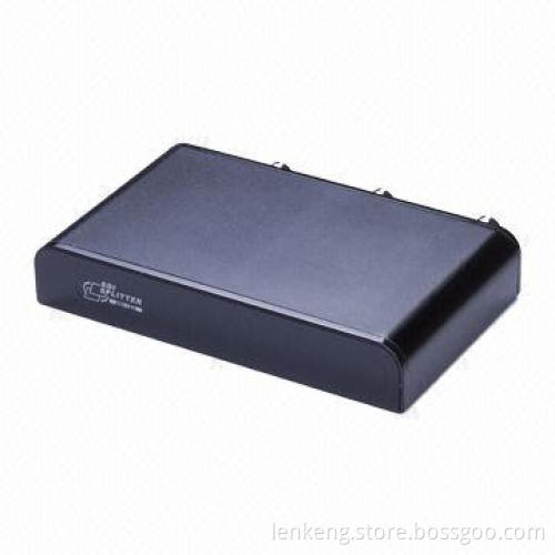 1 x 2 SDI splitter, supports 5V-30V wide voltage range